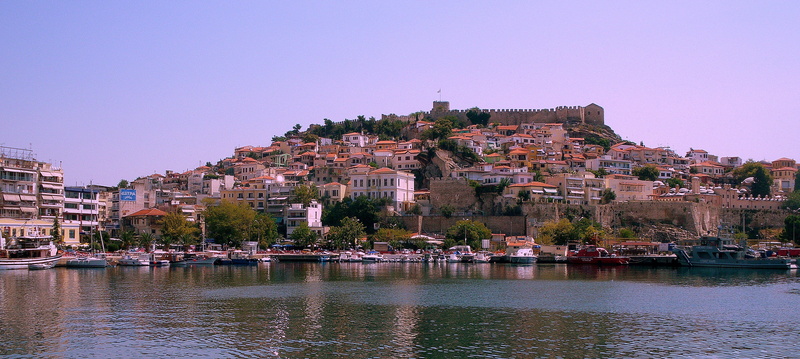 2K, cityscape, castle, kavala, tourism, environment, nautical vessel, port, house, landscape, no people, building exterior, building, residential district