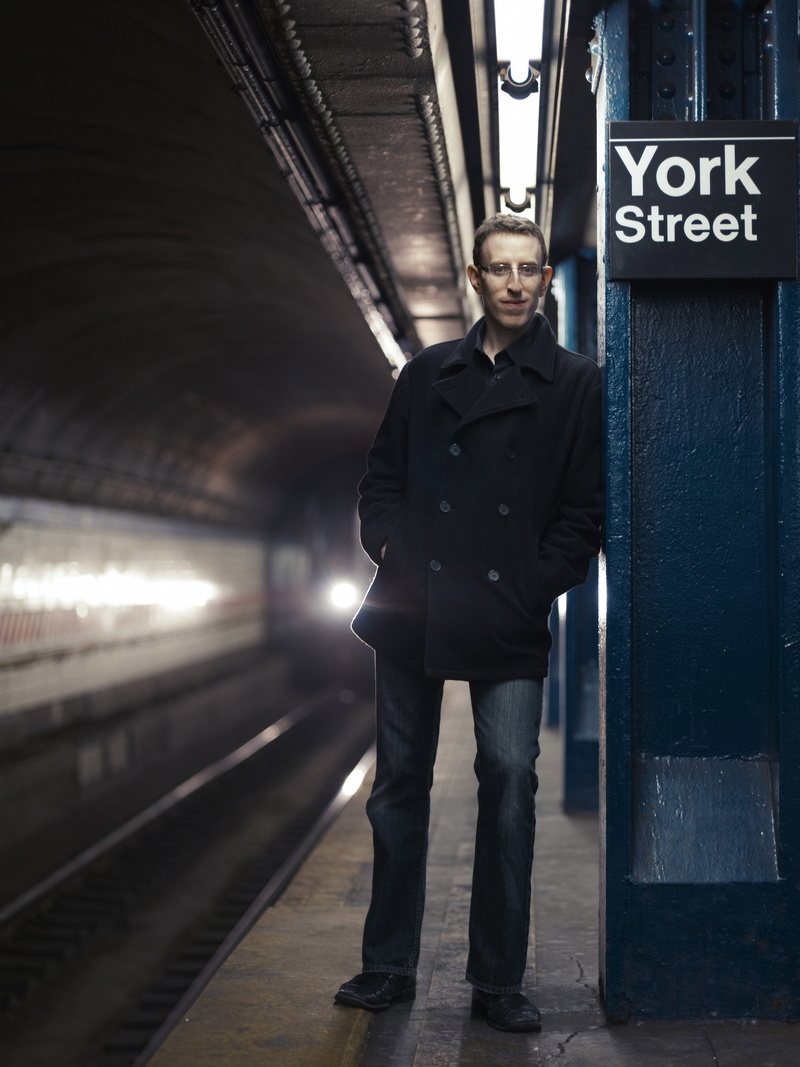 alan, transportation, front view, only Men, males, track, looking at camera, brooklyn philharmonic, pierson, waiting, adults only, station, full length