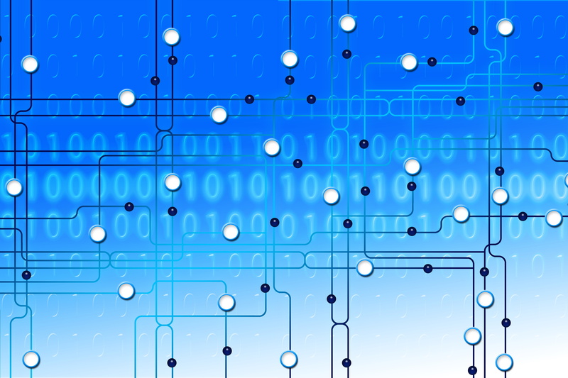 conductors, binary code, connection, 5K