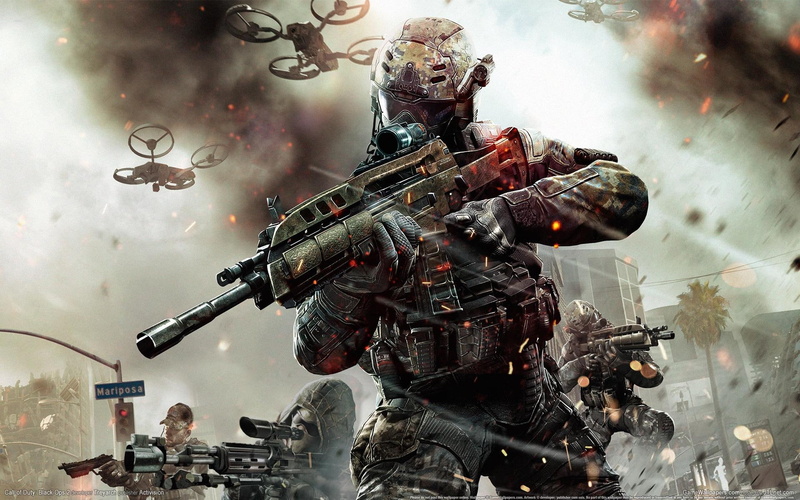 games, game, soldier, call of duty, warrior, ops, black, 1080P