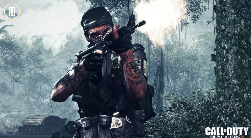 duty, headwear, 1080P, ops, nature, black, Call Of Duty, men, communication, portrait, holding, Games, waist up, sport, real people, sign, outdoors
