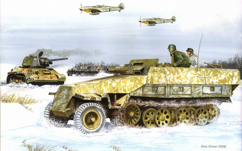 Half-Track, Armoured Fighting Vehicle, 1080P