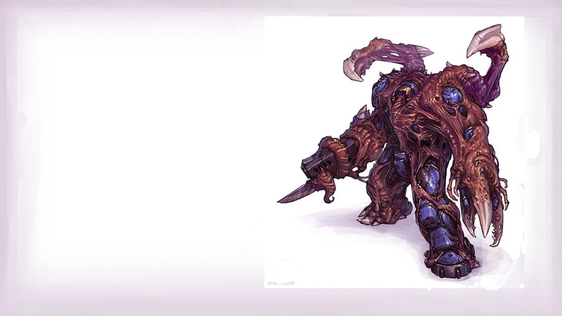 x, terran, starcraft, hd, 1080P, zerg, video, art, games