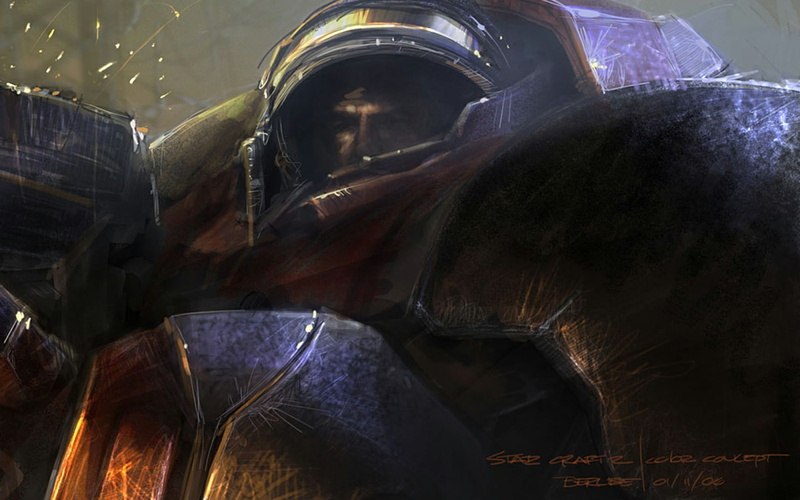 games, hd, starcraft, marine, art, Starcraft 2, video, terran, 720P