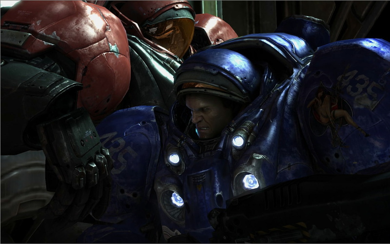hd, Marines, 720P, games, video, terran, art, starcraft