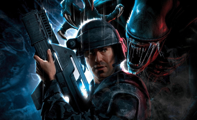 Alien, Game, Aliens: Colonial Marines, 1080P, Dark, CGI