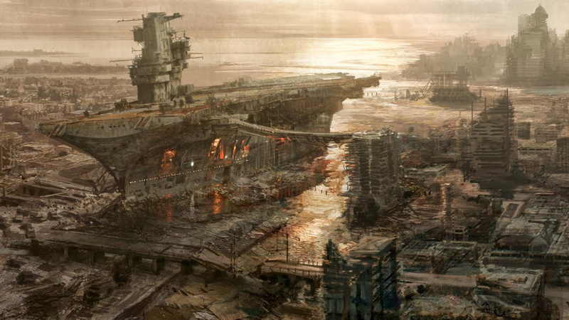 apocalyptic, artwork, video games, Fallout 3, 1080P