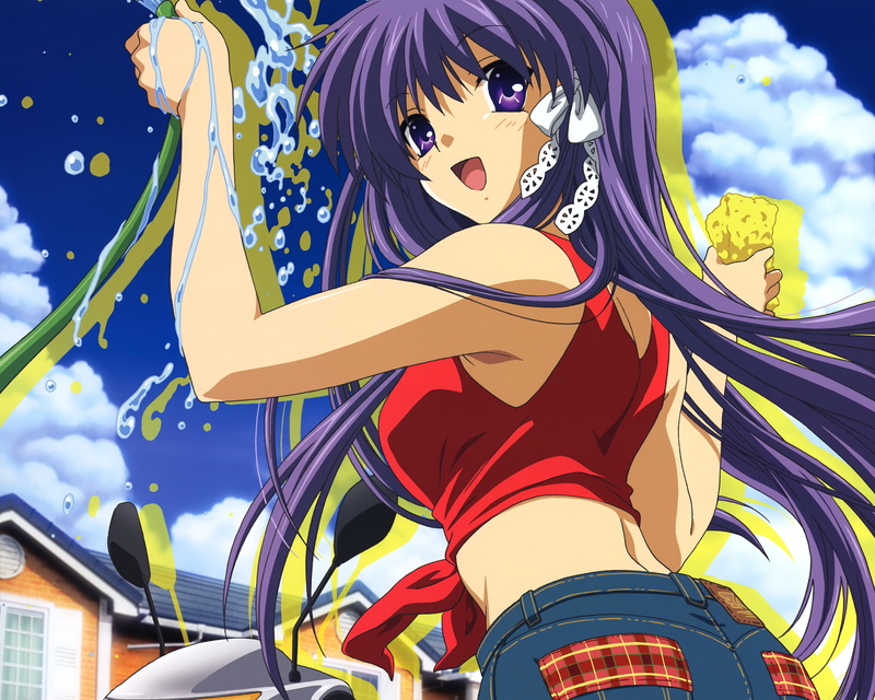 4K, Kyou Fujibayashi, Clannad, Anime