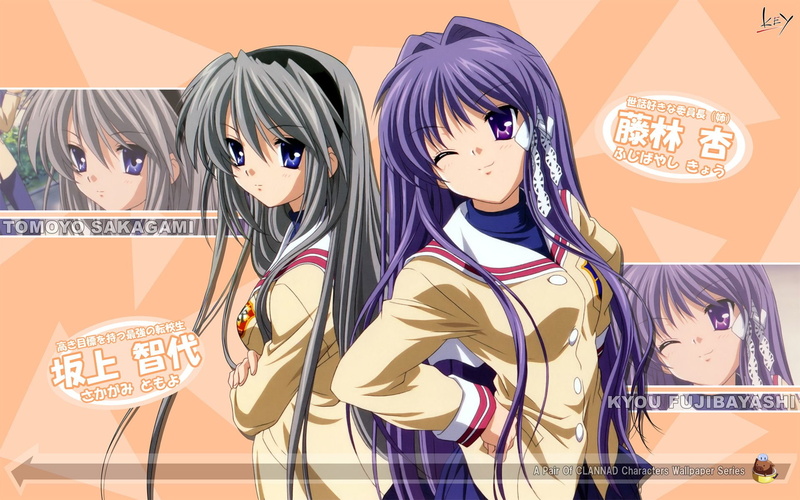 1080P, Tomoyo Sakagami, Anime, Clannad, Kyou Fujibayashi