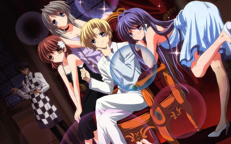 1080P, lifestyles, Clannad, standing, indoors, anime girls, still life, leisure activity, people, adult, anime, three quarter length, representation, real people