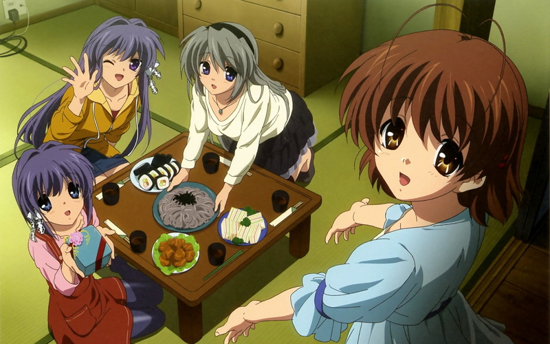 1080P, Clannad, anime, anime girls
