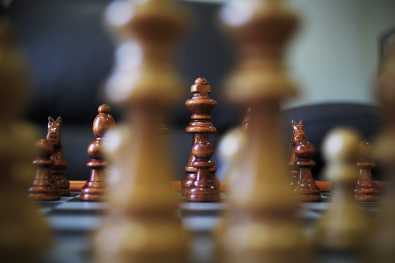 indoors, leisure games, board game, battle, wood - material, chess, chess piece, king - chess piece, leisure activity, king, strategy, close-up, tactics