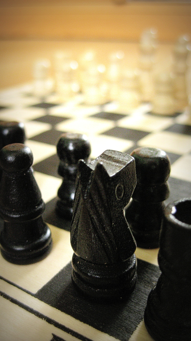 no people, knight - chess piece, pawn - chess piece, relaxation, figures, king - chess piece, intelligence, pawn, group of objects, sport, chess, black color
