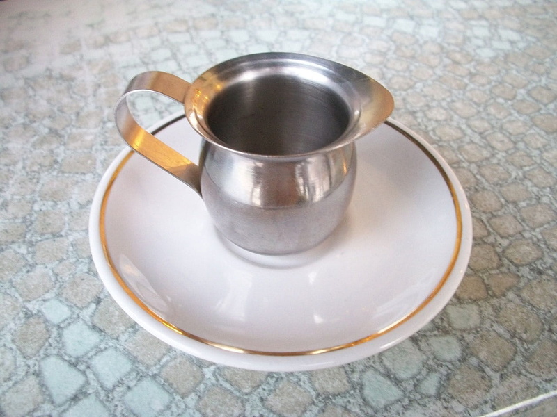 spoon, table, Aluminum, food, 720P, high angle view, Pitcher, silver colored, kitchen utensil, empty, tea cup, Silver, kitchen, no people, alloy, Metal