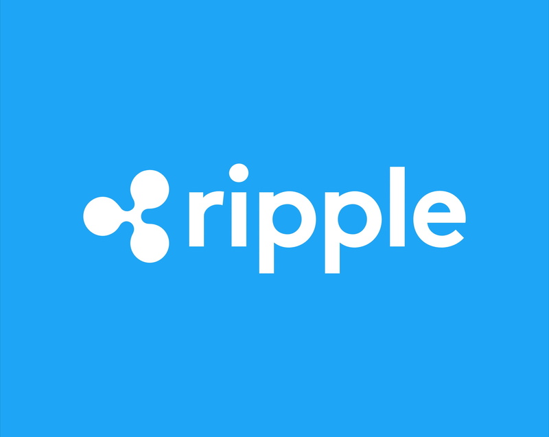 ripple, fon, RIPL, 1080P, logo, blue, background, xrp