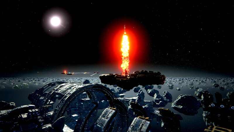 futuristic, fighting, battleship, warship, 1080P, strategy, dreadnaught, spaceship, tactical, action, combat, simulator, flight, sci-fi, ship