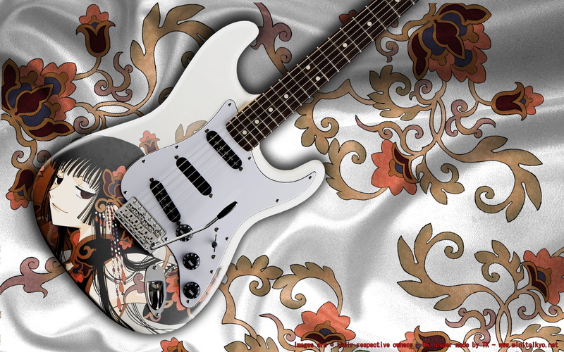 xxxholic, indoors, arts And Entertainment, folk Music, representation, illustration, popular Music Concert, choice, gray, ichihara yuuko, playing, 2K