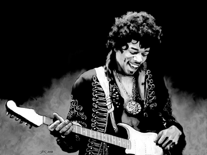 Singers, Jimi Hendrix, 720P