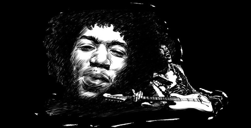 Singers, Jimi Hendrix, 1080P