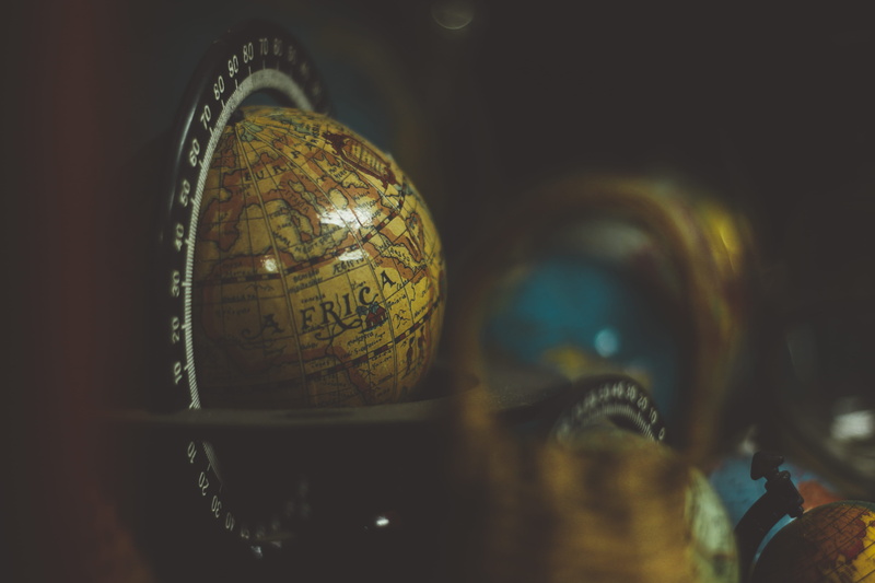 untitled, container, indoors, day, design, globe, shape, map, world, high angle view, africa, shiny, people, planet earth, men, vintage, still life, 5K