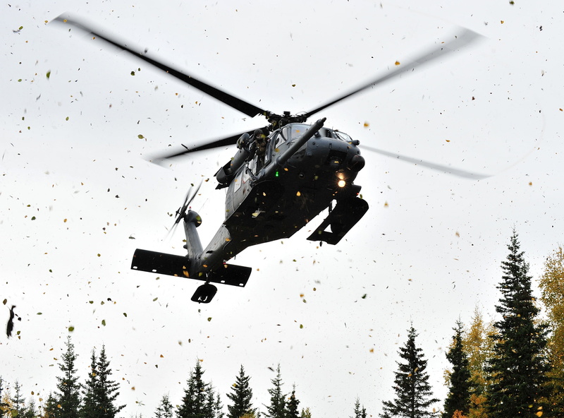 airguard, pararescue, moulage, th, mode of transportation, motion, Airborne, training, sky, bakercompany, 509th, transportation, Alaska, airforce, tree