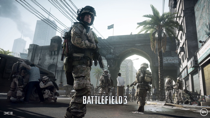 1080P, battlefield, army, city, body Armor, protest, officer, real people, men, infantry, rifle, people, Battlefield 3, gun, group of people, street, outdoors
