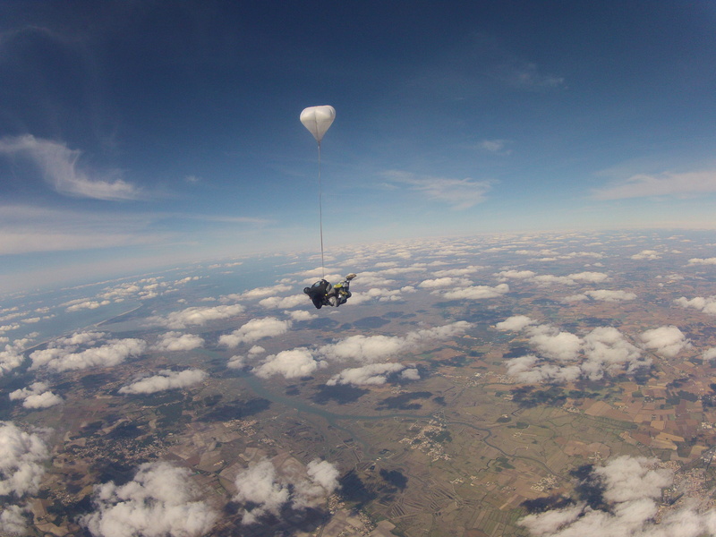 baptism, double, balloon, extreme sports, transportation, nature, leisure activity, paratroopers, freedom, air vehicle, skydiving, mid-air, parachute, exhilaration