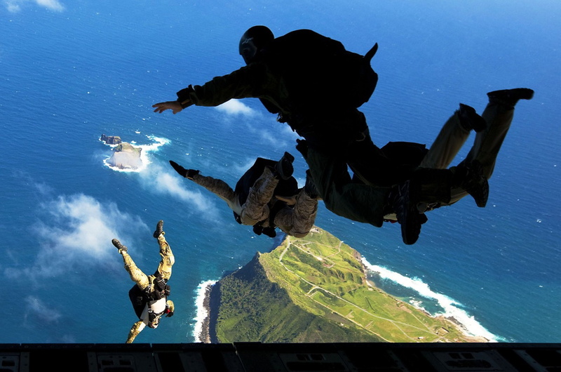 United States Navy, 1080P, Paratrooper, United Sates Navy Seals, Parachute, Military