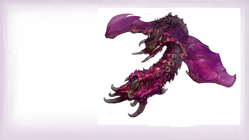 video, artwork, ii, zerg, hd, games, 1080P, starcraft, art, Video Games, x, mutalisk
