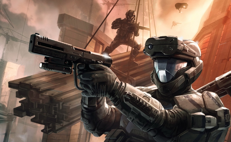 clothing, government, aggression, halo 3, low angle view, Games, 2K, Halo, technology, weapon, people, uniform, gun, halo 3 concept art, video game