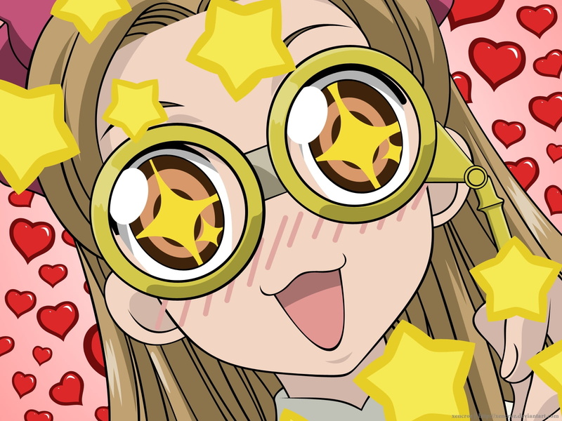 pattern, food and drink, female, joy, glasses, creativity, healthy eating, 720P, representation, hearts, girl, ouran high school host club, no people