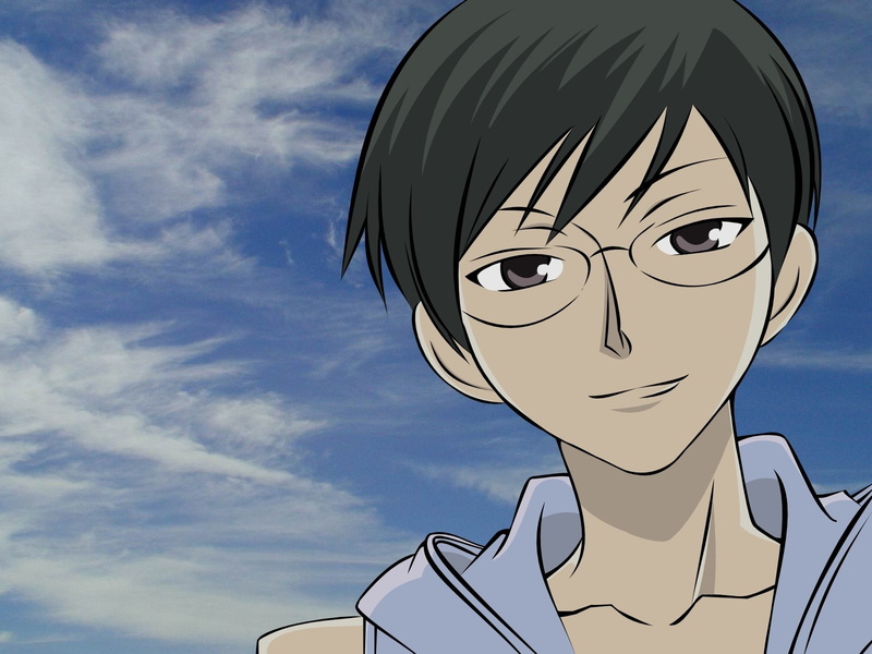 creativity, day, Glasses, outdoors, beauty in nature, Ouran high school host club, leisure activity, Ootori kyoya, people, cloud - sky, sky, representation
