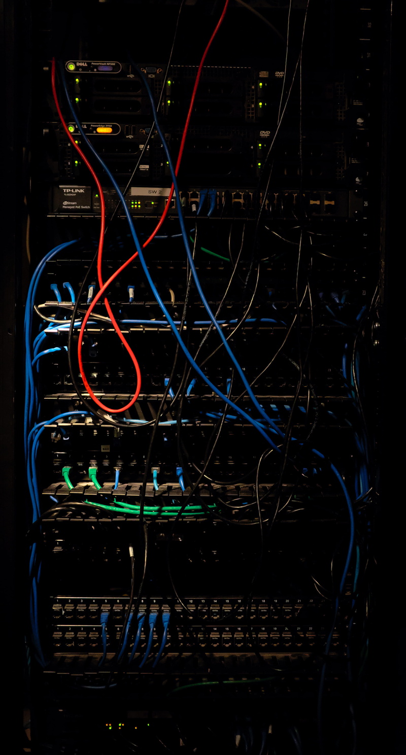 computer cable, electricity, communication, connection, hosting, indoors, electrical equipment, dark, internet, computer, technology, night, cable, illuminated