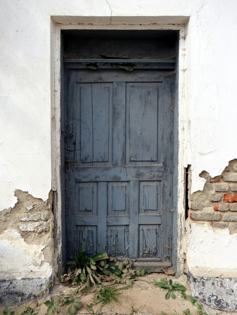 closed, old door, blue, texture, handle, protection, old-fashioned, dirty, wall - Building Feature, safety, peeling, antique, entrance, paint, building Exterior