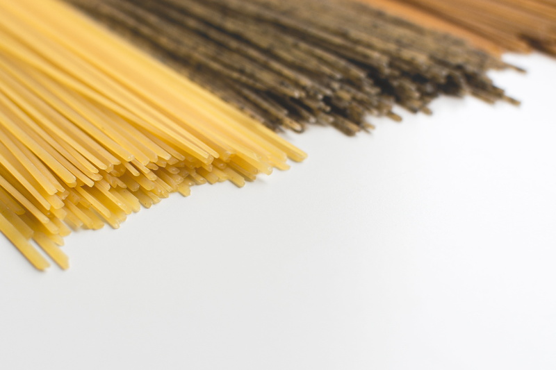 white background, abundance, freshness, raw food, pasta, tricolora, italian food, no People, still life, indoors, Spaghetti, 5K, healthy eating, studio shot