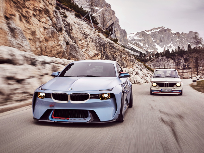 speed, 4K, Concept, 02 Series, and, auto, grille, Hommage, gray, acceleration, BMW, nostrils, 2002, sedan