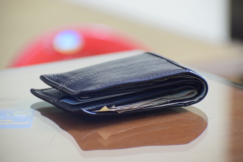 paper, Wallet, text, paying, Money, business, writing instrument, coin, high angle view, book, office, 5K, technology, Purse, day, still life, indoors