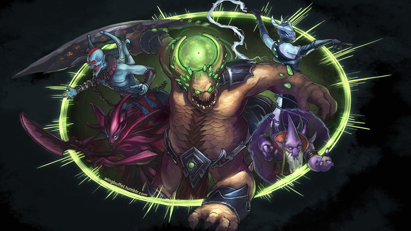 vrogros, art, hd, underlord, 1080P, fan, caracters, dota