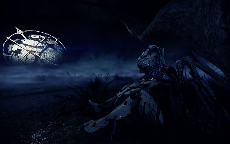 Warframe, relax, 1080P, nyx prime, despair, moon