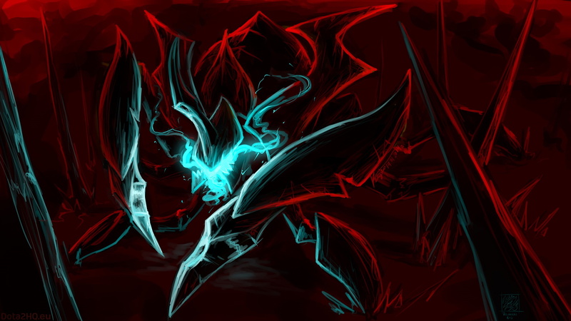 smoke - physical structure, full frame, night, arts culture and entertainment, black background, fire, no people, abstract, backgrounds, Dota 2, indoors
