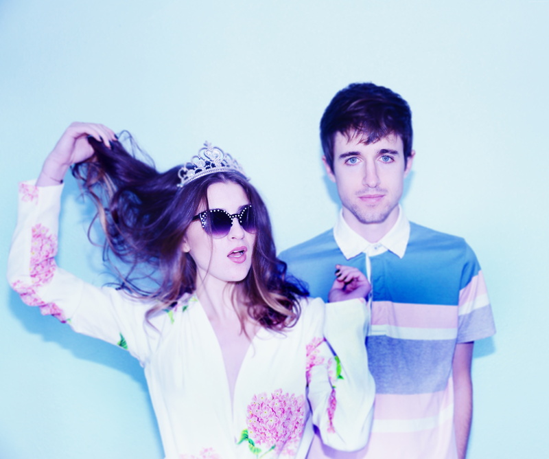Top music artist and bands, fashion, blue background, studio shot, headshot, couple - relationship, Louie Diller, 5K, emotion, front view, Holychild, young men