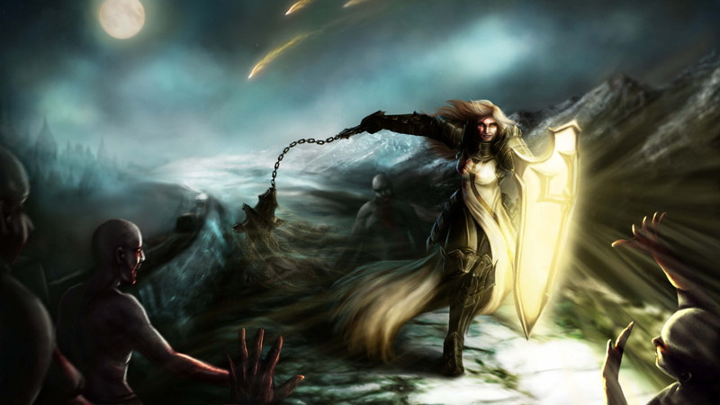 ghost, girl, zombie, spooky, animal wildlife, horror, light, fun, illuminated, mountains, enjoyment, close-up, beautiful, demon, young Women, beauty, weapons