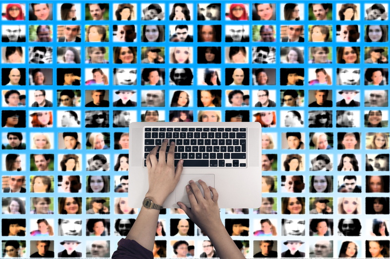 men, media, human, keyboard, social, arms raised, group, human arm, technology, digital composite, personal, looking at camera, keys, input, 4K, hand