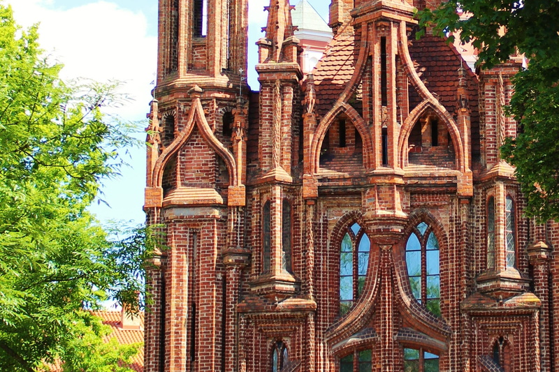 baroque, building, lithuania, belief, built structure, archiepiscopal, travel, outdoors, nature, low angle view, vilnius, building exterior, history, baltic states