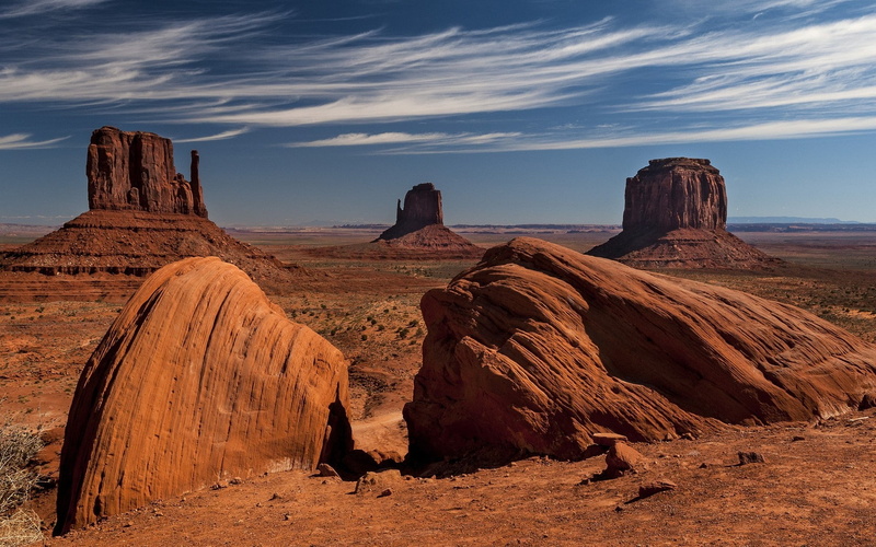 nature, monument, rock, rock formations, 720P, valley, architecture, art, deserts, Landscapes, monuments, monument valley, formations, hd