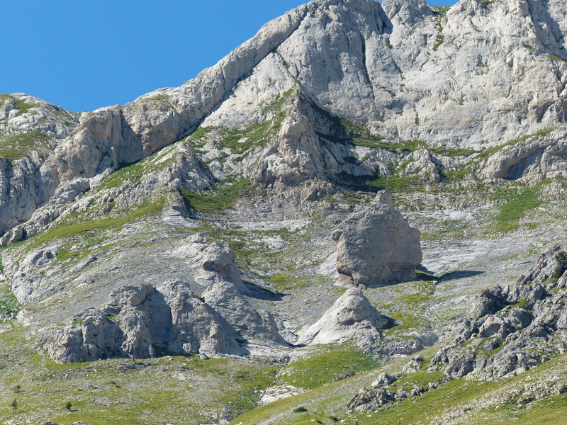 beauty in nature, land, cliff, solid, climbing wall, grande traversata delle alpi, rock formation, landscape, sky, gta, scenics - nature, 4K, climb, summit