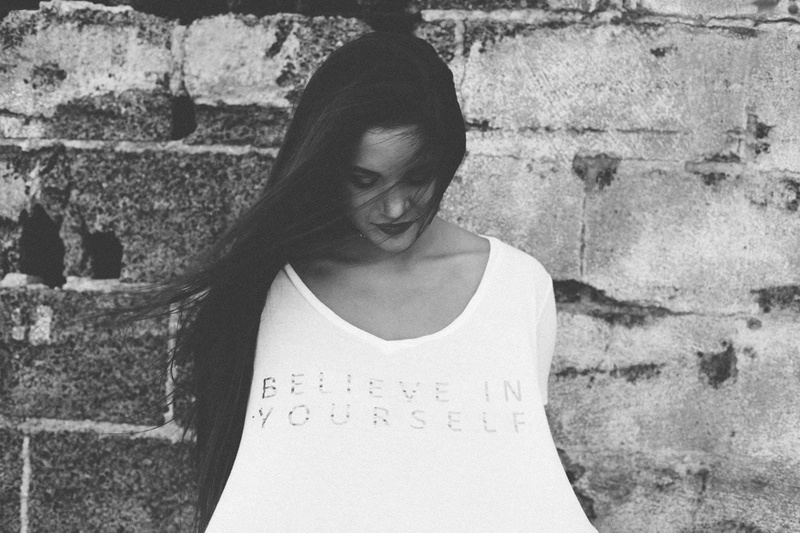 city, one person, hairstyle, leisure activity, young adult, built structure, girl, text, believe, casual clothing, 720P, vsco, day, architecture, shirt