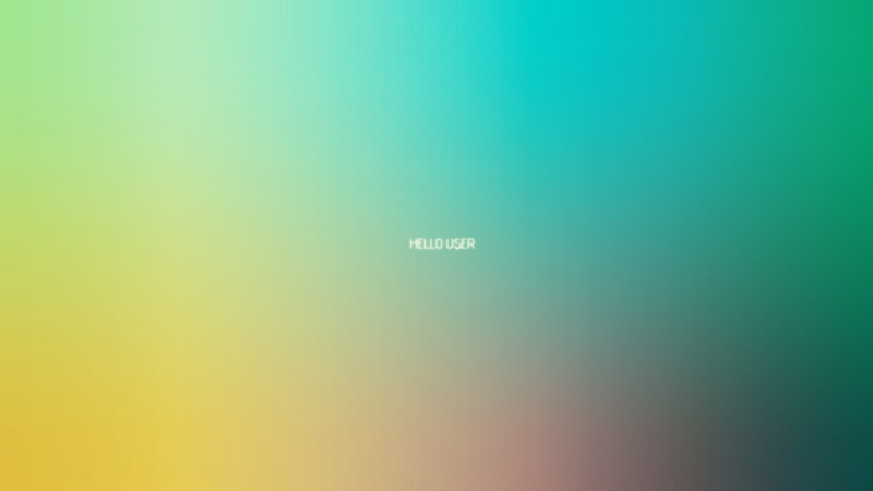 hello user, hello, 2K, colors, user, text