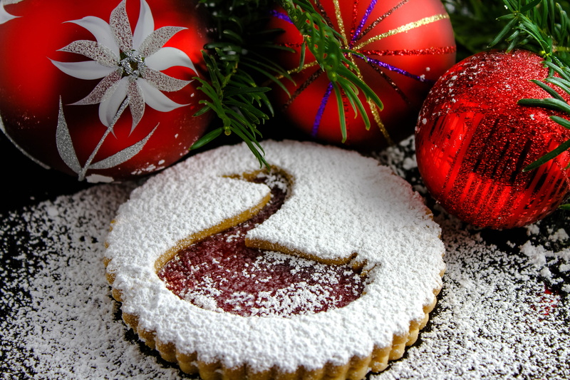 christmas decoration, holly, no people, sugar, biscuit, sweet food, holiday pastries, baubles, dessert, indoors, nibble, temptation, christmas baking, christmas cookie