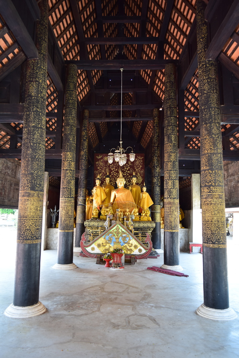 art, day, building, architectural column, place of worship, sculpture, no people, buddha statue, thailand temple, belief, indoors, a pilgrimage, gold colored
